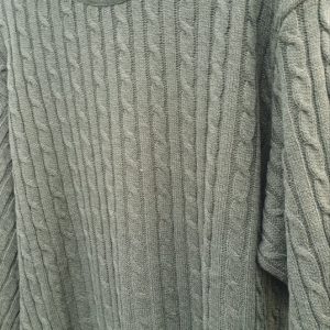 Invicta-cable-knit-jumper-green