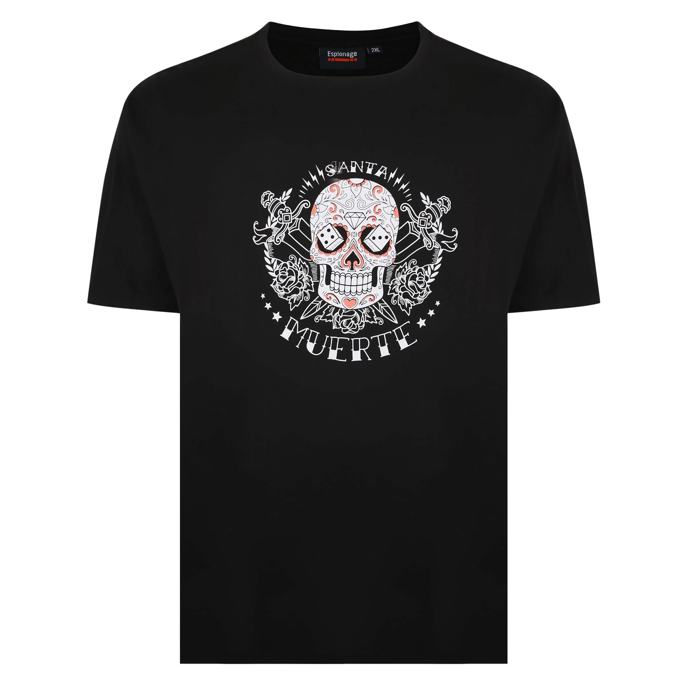 Espionage Black Themed Tee Shirt