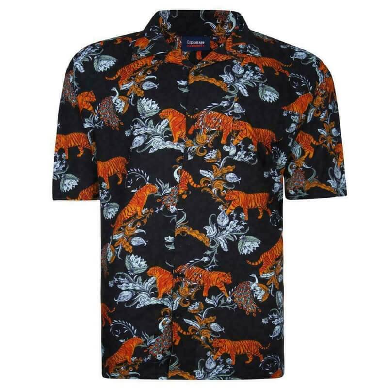 Espionage Tiger Print Shirt