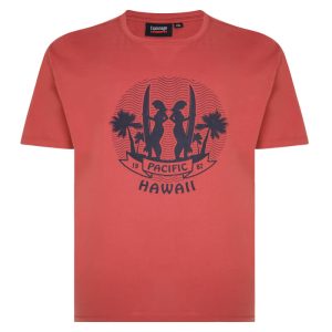 Espionage Red Hawaii Tee Shirt