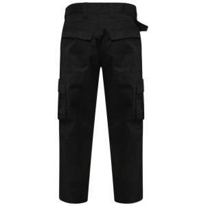 Forge Black Heavy duty Cotton Work Trousers