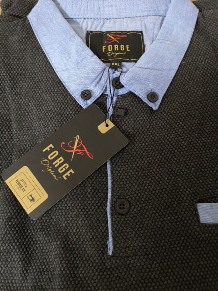Forge Waffle weave Polo Shirt