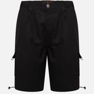 Forge Black Cargo Shorts