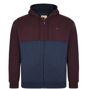 Espionage Hoody Burgandy-Navy
