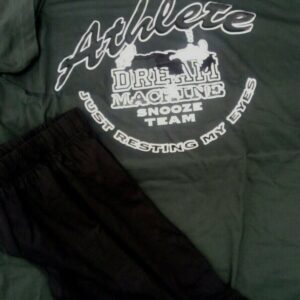 KINGS CLUB SHORTY PYJAMAS in GREEN cotton jersey 2XL 3XL 4XL 5XL 6XL 7XL 8XL