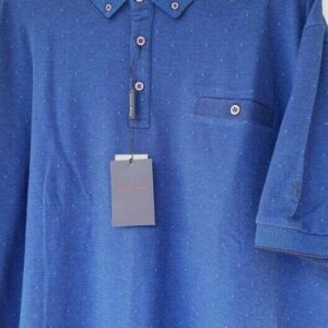 Lizard King Cobalt Dot Pattern Polo Shirt 2XL to 8XL