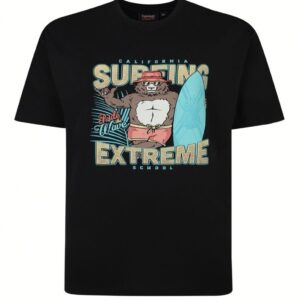 Espionage Navy Surf Bear Tee Shirt