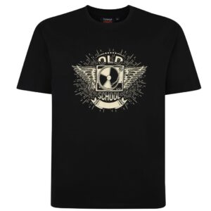 Espionage Old School Black Tee Shirt