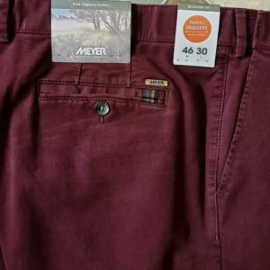 Meyer Burgundy Oslo Trousers