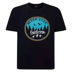 Espionage 100% Cotton Blue Explore  T Shirt