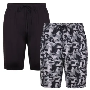Kam  King Size Twin Pack Pyjama-Lounge Shorts