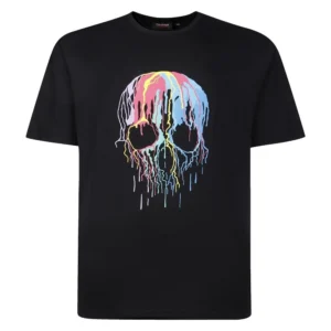 Distressed Skull T Shirt
