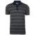 Kam  Cord Trim Collar Polo Shirt in Charcoal 2XL to 8XL