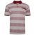 Forge Burgundy Stripe Polo Shirt