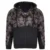 Kam Charcoal Camo Print Panel Hoody