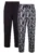 Kam Twin Pack Lounge-Pyjama Trousers