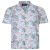 Espionage Short Sleeve  Leaf Design Hawaiian Cotton Shirt